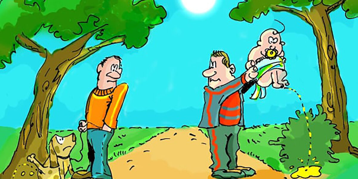 Hogyan illik a szabadban pisilni?