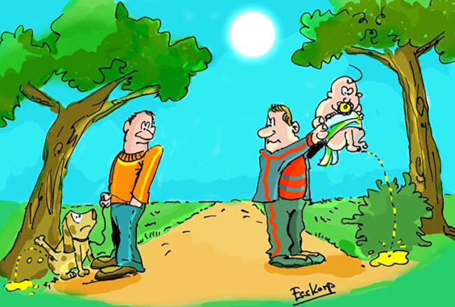 Hogyan illik a szabadban pisilni?