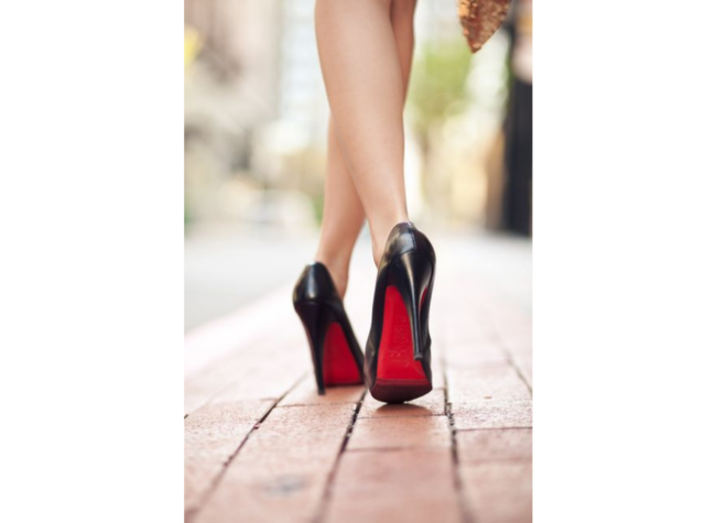 A híres piros talp (Fotó: Pinterest)